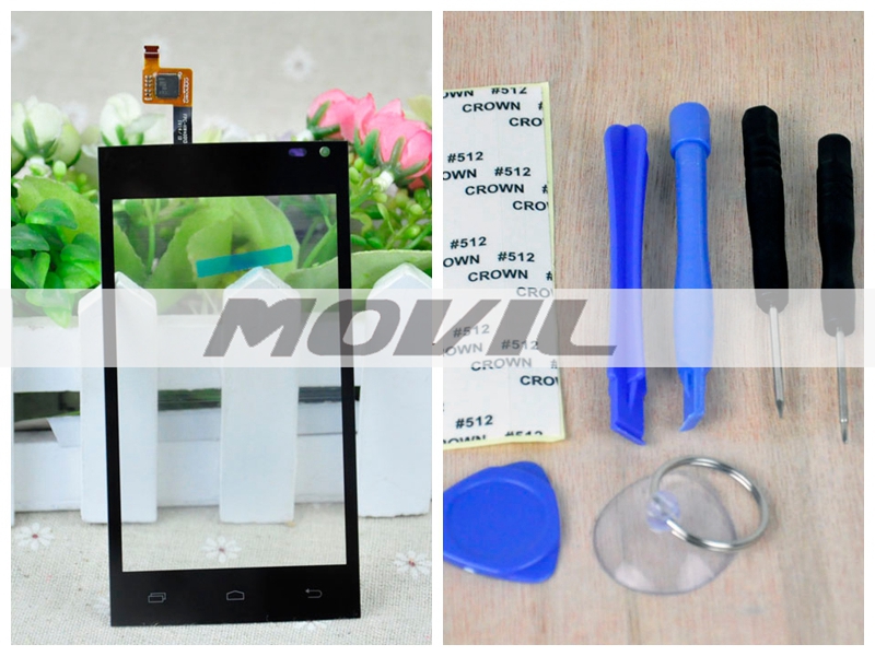 Brand New Touch Screen Digitizer For Archos 40b Titanium Front Glass Replacement Touch Panel